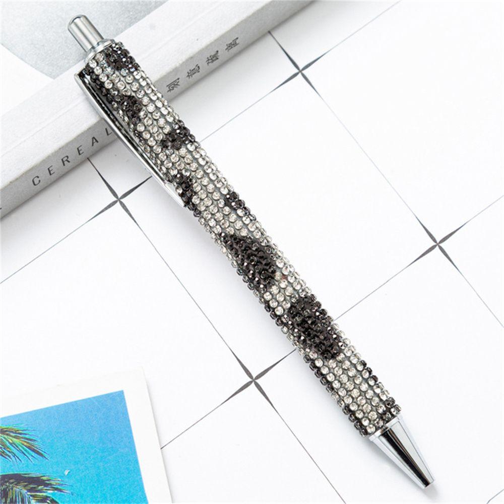 High Quality Sparkling Luxury Bright Metal Ball Pen Press Pen Signature Pen Ballpoint Pen
