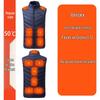 Four-Zone Temperature-Control Electric Heating Vest for Safe, Warmth