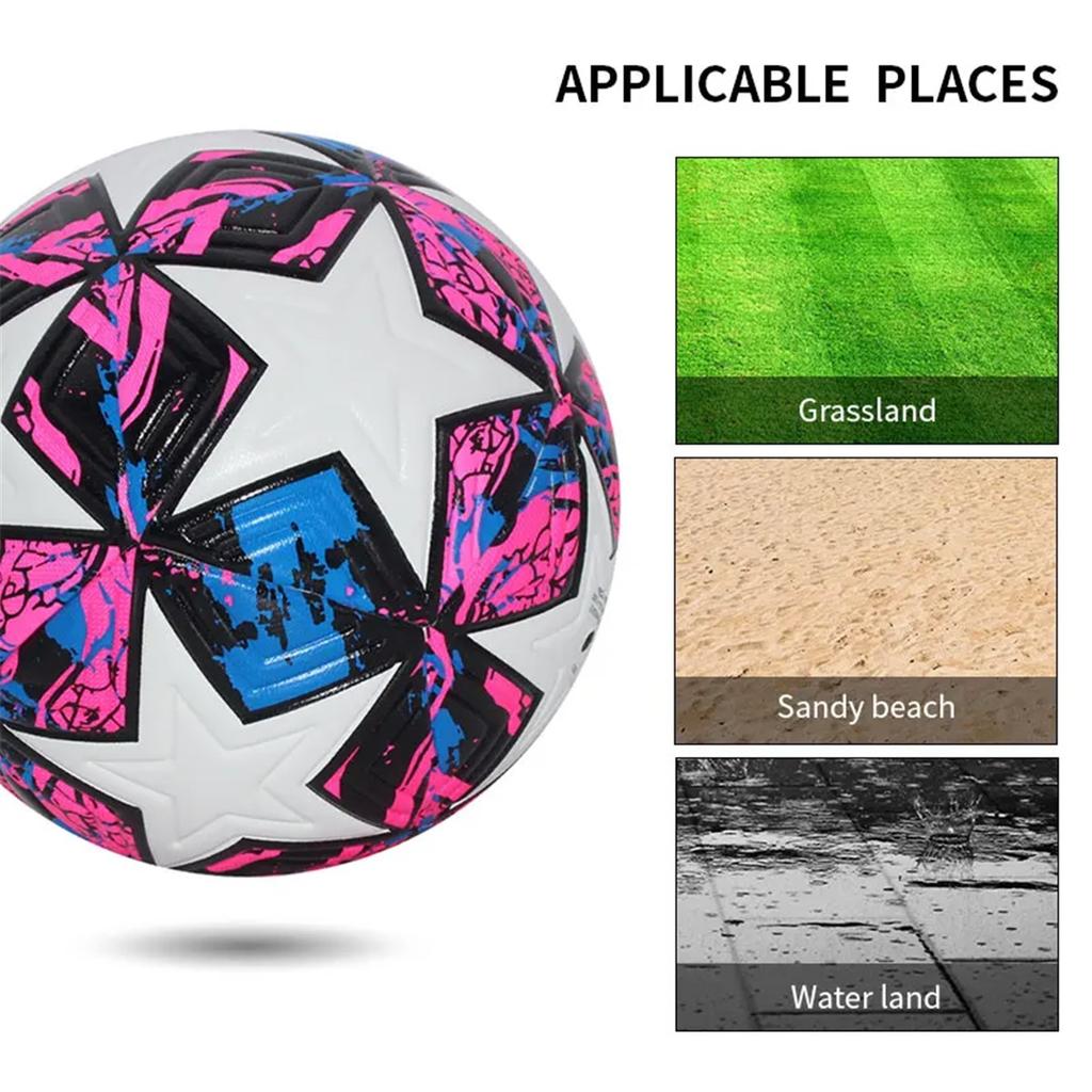 Standard Soccer Ball Professional Outdoors Sports Match Balls Training Seamless Football High Quality PU Material Size 5