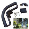 Universal Lawn Trimmer Replacement Part Loop Handle Bar Mounting Kit With Screws Mower Handle B-type Shock-absorbing Handle