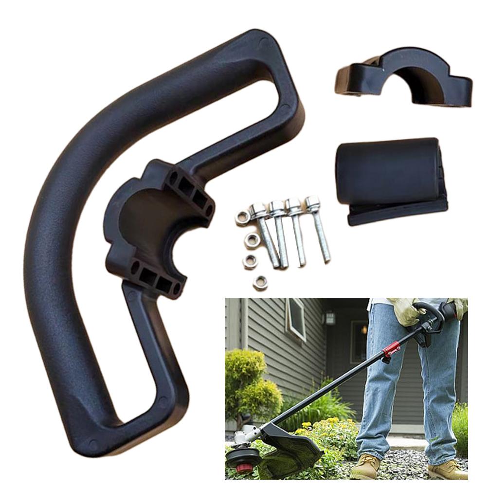 Universal Lawn Trimmer Replacement Part Loop Handle Bar Mounting Kit With Screws Mower Handle B-type Shock-absorbing Handle