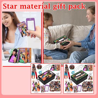 Star Girl Group Peripherals, Stand Sticker Card Lanyard Set, Ideal Gift For Star Chasers