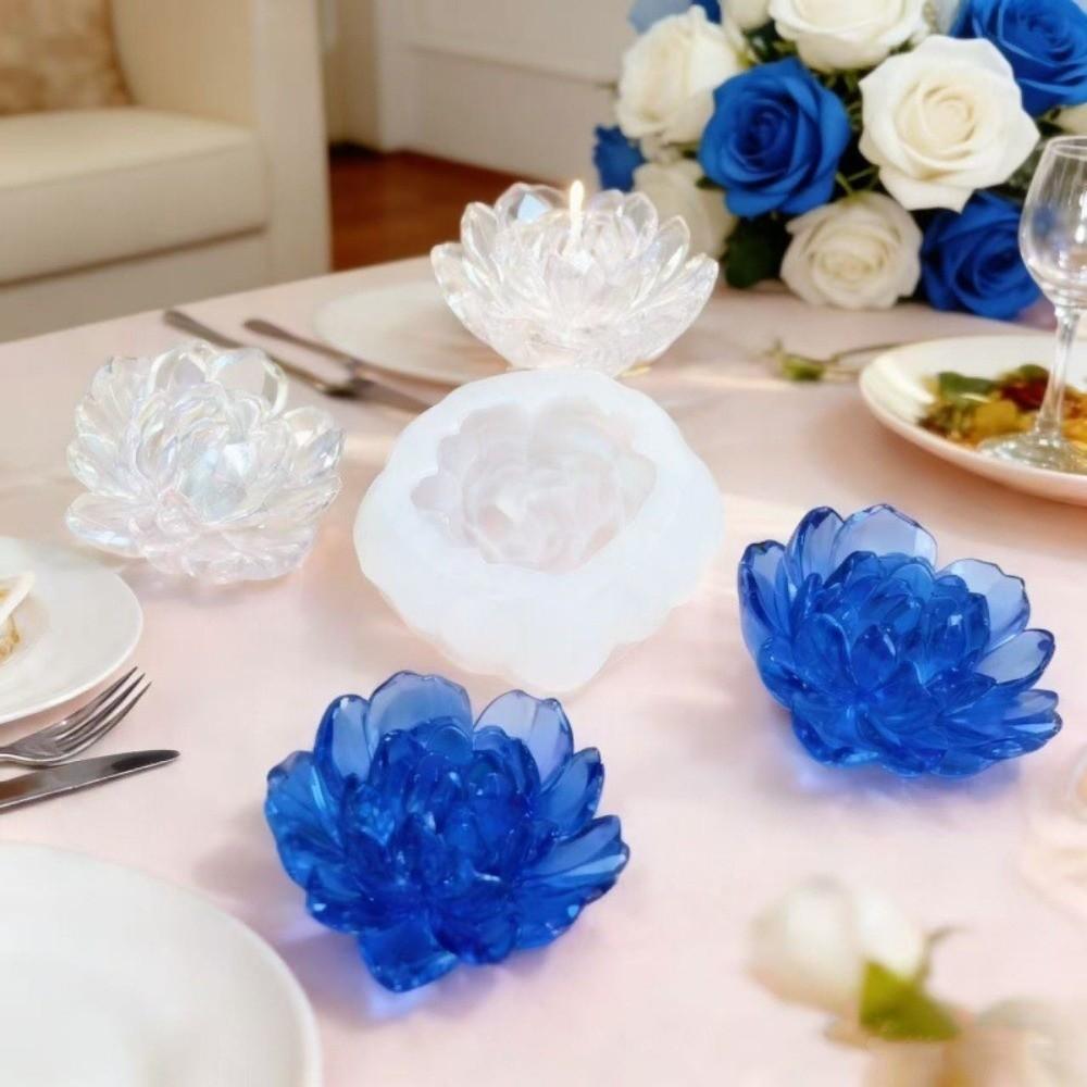 Heart 3D Flower Silicone Mold DIY Fondant Mold Handmade Plaster Resin Molds  Chocolate