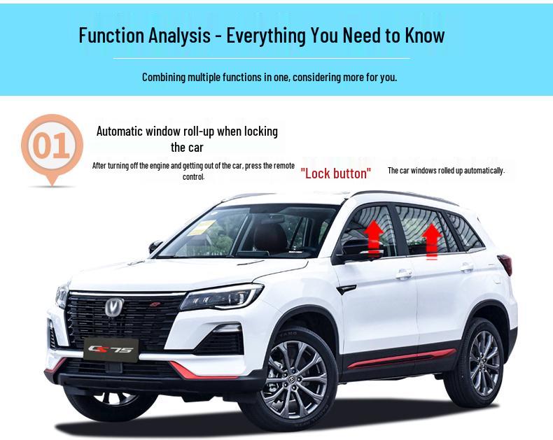 Changan CS75 22/23-Model OBD Automatic Window Lifter & Closer