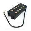 Mini 5-Strings Bass Pickup with Mounting Screws Guitar Bass Pickups Neck Middle Bridge Pickups for Electric Bass Guitars