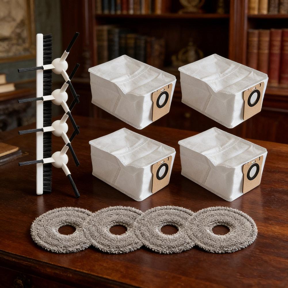 4 Dust Bags Included Robot Vacuum Kit 4 Side Brushes Included