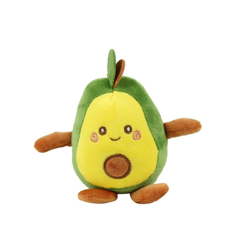 Avocado Unique Fourinch Plush Keychain Cute Stuffed Doll Perfect For Kids Ideas Gift