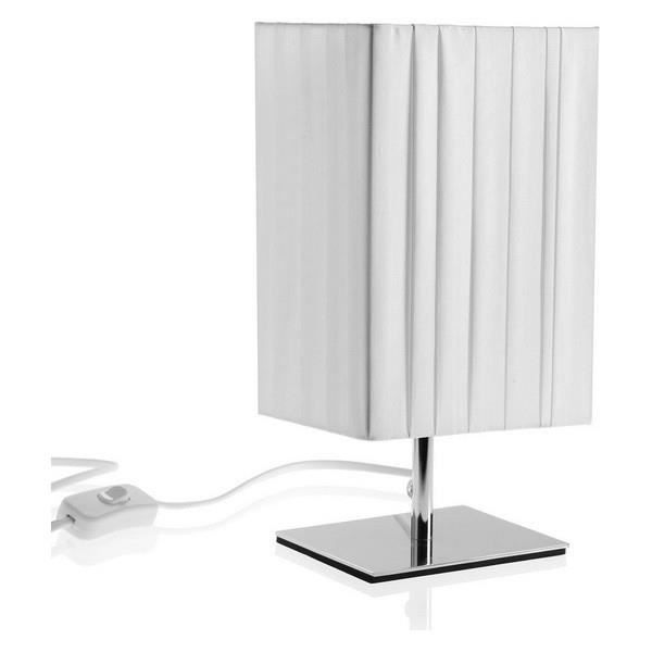 Lampe De Bureau - Métal Céramique - 12 X 37 X 14 Cm - Blanc - 1 Ampoule - Intérieur
