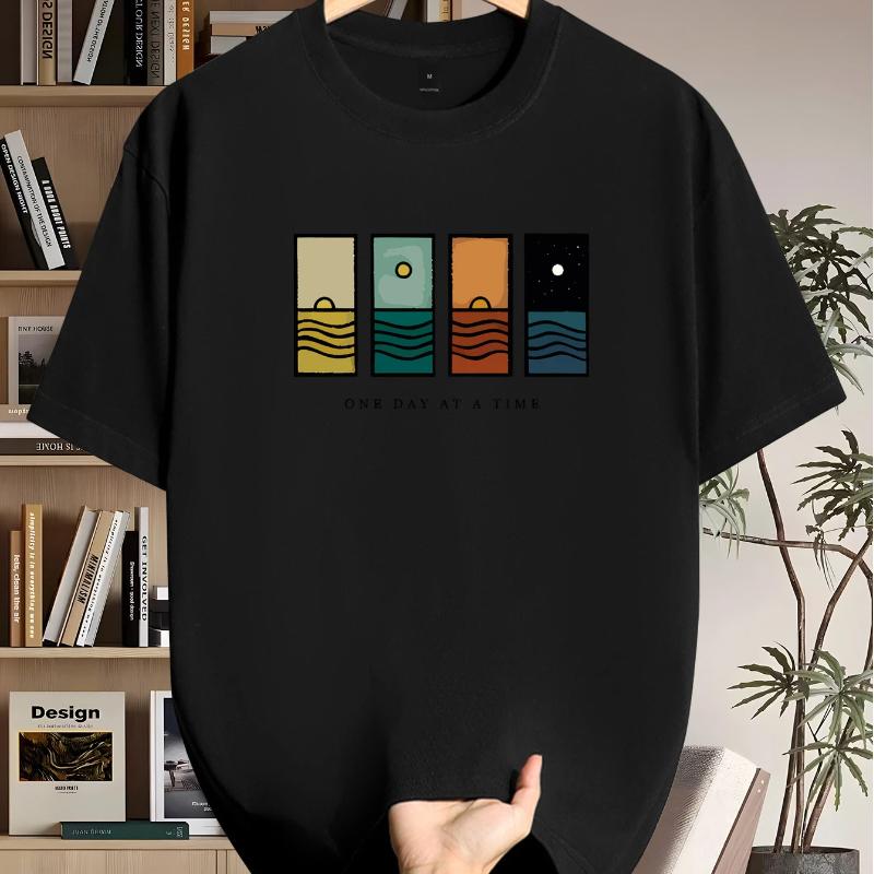 Men'S Pure Short-Sleeved Shirt