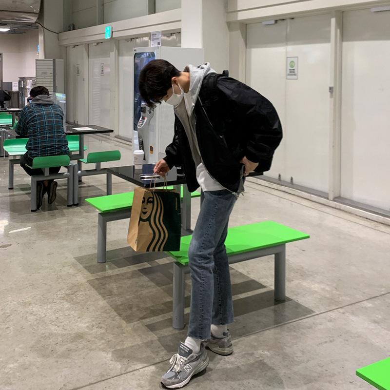 Workwear Bomber Jacket Men's Spring and Autumn Korean Style Loose and Trendy Retro All-match Baseball Uniform