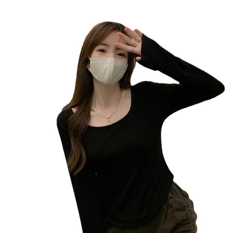 Women's Slim Fit Irregular Long-Sleeve Shirt - 2024 Autumn Collection