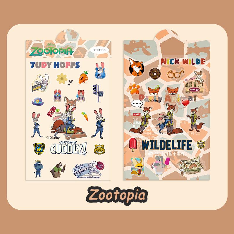 

Cute Graffiti Crazy Zoo City Transparent PET Stickers Ins Korean Guben Hand Account Diy Decorative Stickers