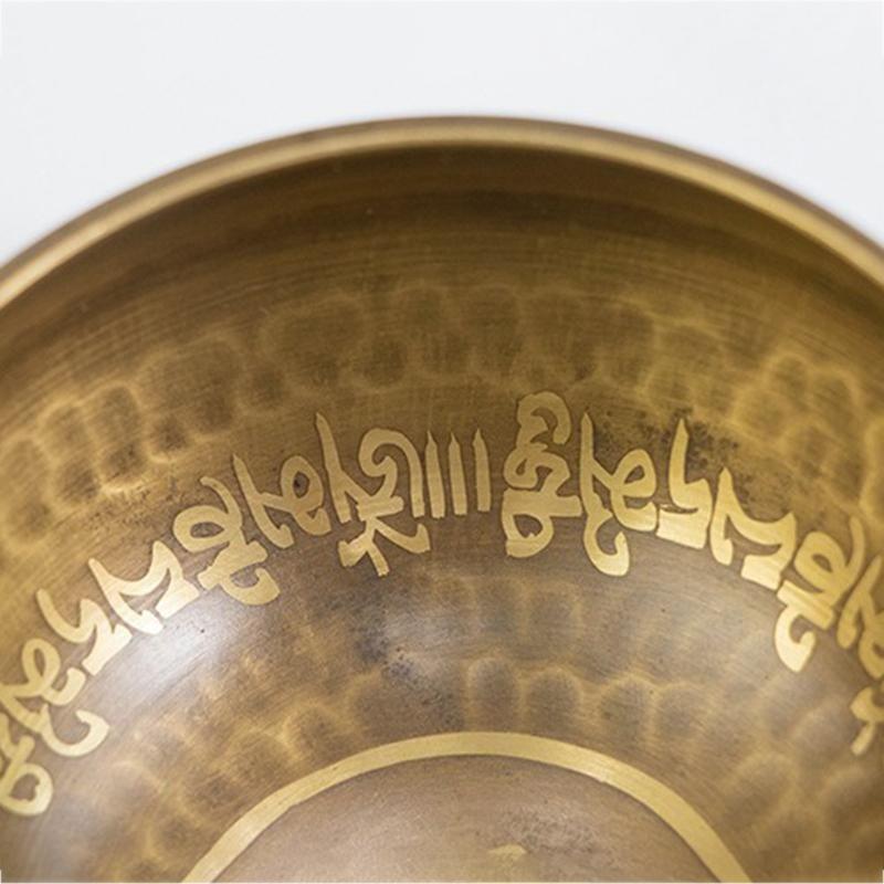 9cm Brass Singing Bowl Stick Bell Meditation Sound Bowls and Spiritual Instruments Sound Healing Instrument