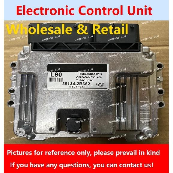 39127-2B100 E26B ECU 39134-2B431 499 39134-2B662 L90 For Hyundai Elantra MEG17.9.12 Car Engine Computer Board 39122-2B400 F6