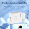 GaN USB Charger Fast Charging 120W Quick Charge QC3.0 Type C Cable Mobile Phone Wall Adapter for  Samsung Xiaomi Oneplus