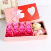 Bouquet 12pcs Artificial Flowers Soap Flower Boxed Flower Gift For Celebration Romantic Occasions Valentine'S Day
