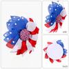 American Independence Day Wreath Home Festival Decor Mall Window Ornament Natural Dried Gypsophila