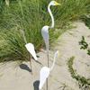 Flamingo Ornament Weather-resistant Realistic Iron Swirl Bird Flamingo Statue Garden Decoration