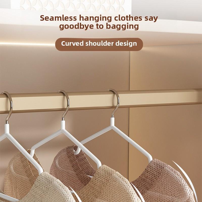 10 Pcs Household Hanging Clothes Student Dormitory with Non-marking Anti-thickening Coat Hanger