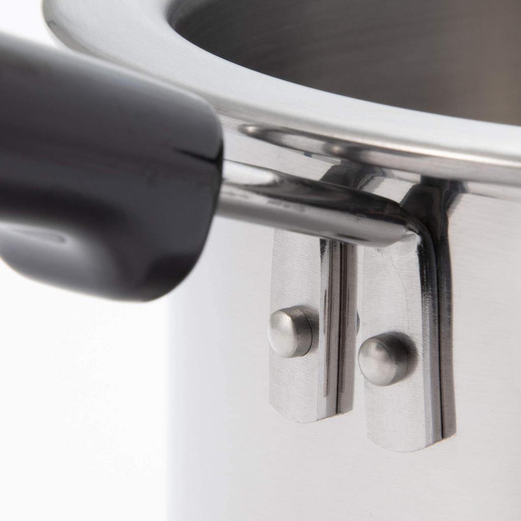 Endo Shoji Commercial Dream Pro Molybdenum Stainless Made in AKTE103 Saucepan, 20cm, Steel, Japan,
