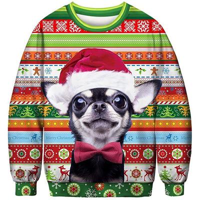 Funny Christmas Sweatshirts Animals Cats Dogs 3D Print Hoodies Women Streetwear Long Sleeve Pullovers Y2k Hoodie Woman Clothing