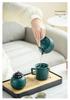 Portable Kung Fu Tea Set with Tray - Ideal for Outdoor Travel and Home, Perfect as a Chinese Business Gift