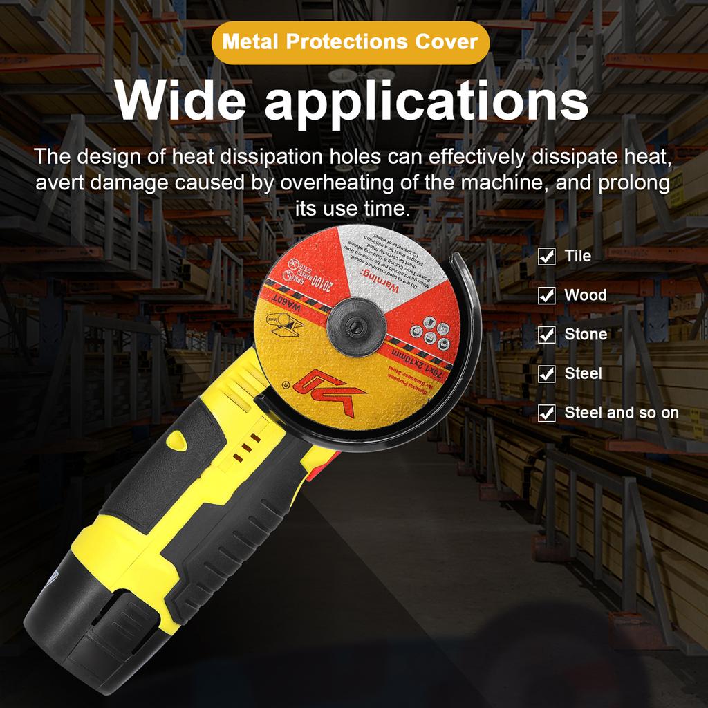 12 V Winkelschleifer Handheld tragbare elektrische Schleifmaschine Keramikfliesen Holz Multifunktion