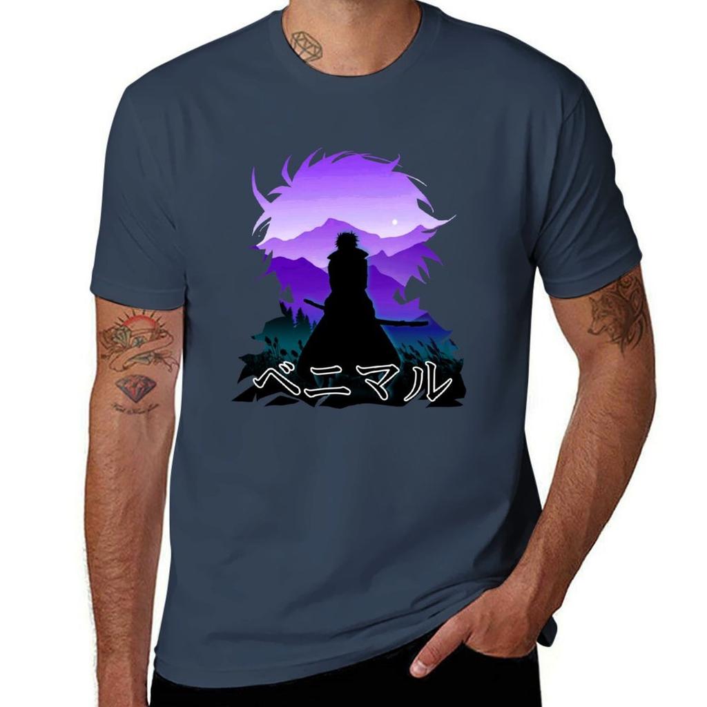 benimaru silhouette TShirt Casual Daily Wear Short Sleeve Top