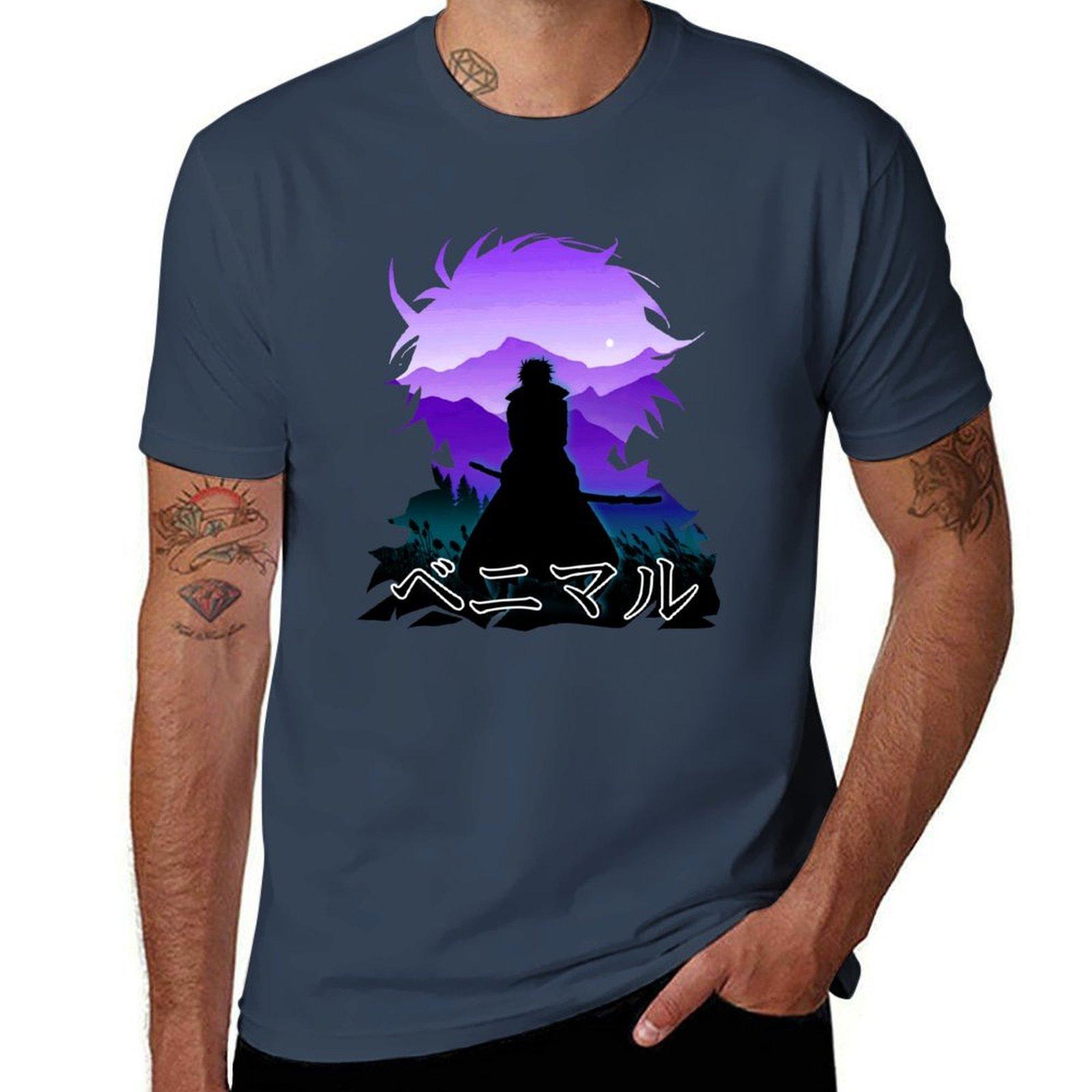 benimaru silhouette TShirt Casual Daily Wear Short Sleeve Top S