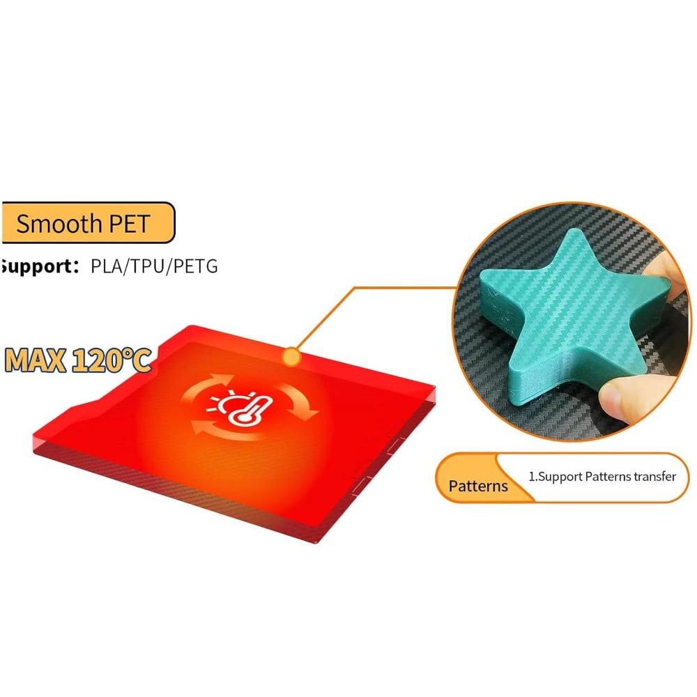 Smooth Surface Build Plate 184x184mm Platform Sheet Flexible Print Bed Home Workshop