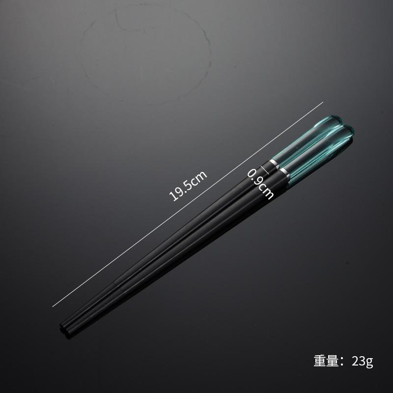 Crystal Alloy Chopsticks Portable Tableware Chopsticks Multi-specification Colorful Hotel Chopsticks White Housewarming Gifts Restaurant