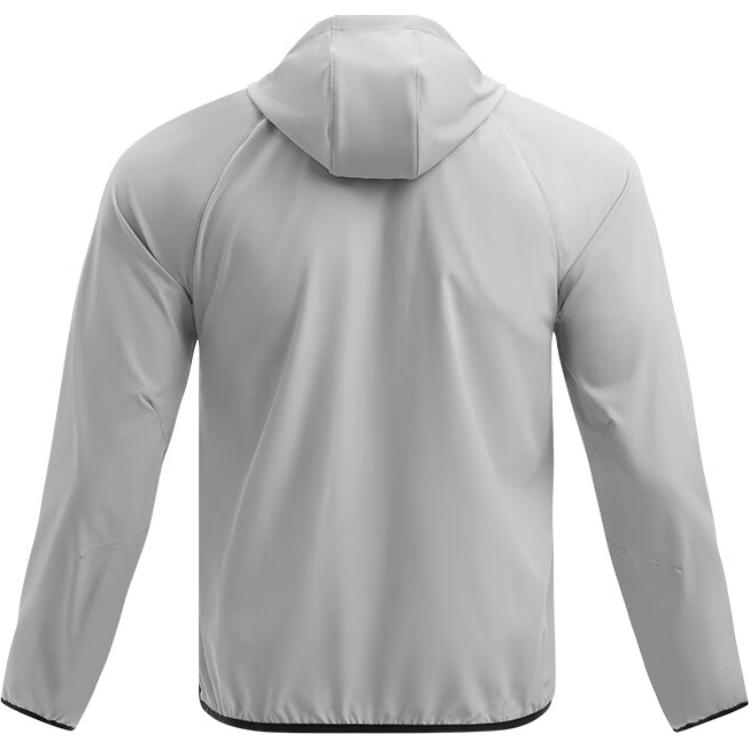 Under Armour Unaufhaltsam Pro Rock Unaufhaltsam Locker Geschnitten Kapuzen-Reißverschlussdesign Langarmjacke Herrenjacke Modern-Grau 1380538-011