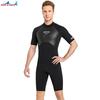 2mm Short Sleeve Wetsuit Snorkeling Diving Swimming Surfing Warmth Protection Unisex Adult