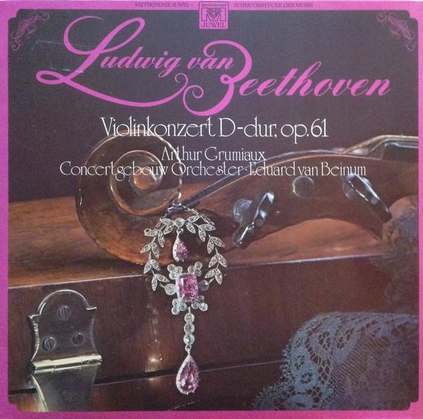 

LP Record LUDWIG VAN BEETHOVEN ARTHUR GRUMIA Violinkonzert Ddur Op. 61 0140125 Metronome Juwel Germany Classical Used