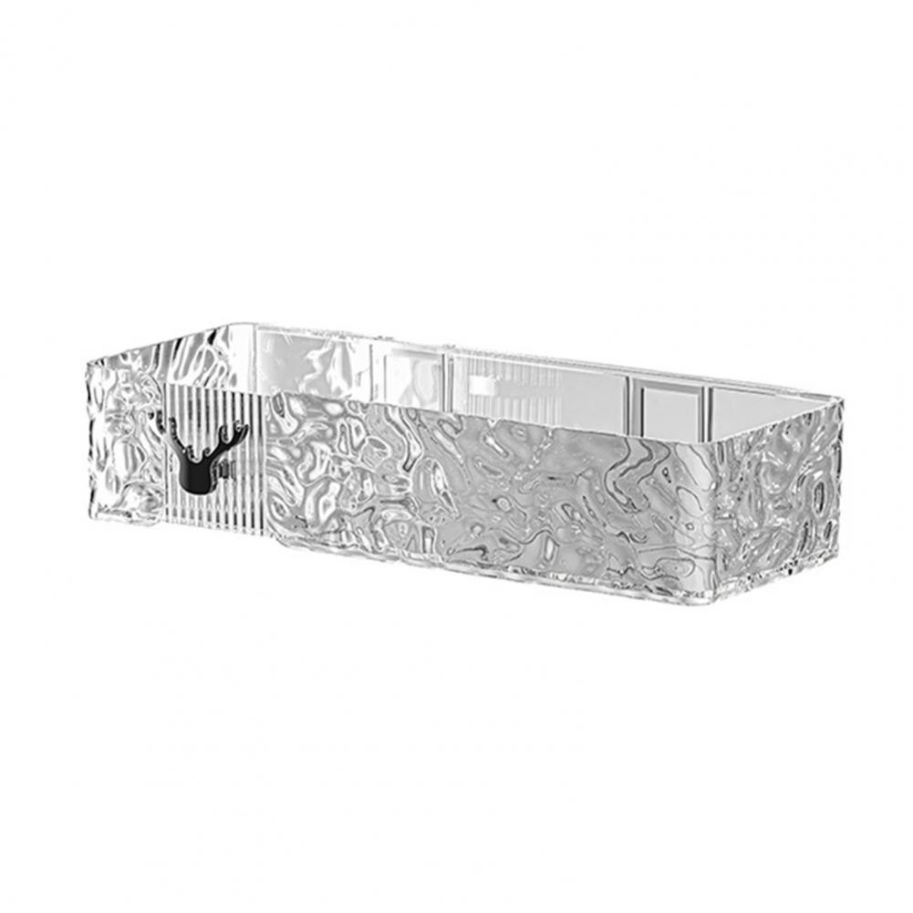 

Bathroom Storage Rack Wall Corner Shelf Strong Load-bearing Large Capacity Transparent Makeup Holder Shower Caddy