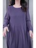 Jarní šifonové šaty s plisováním ve větších velikostech pro ženy středního věku