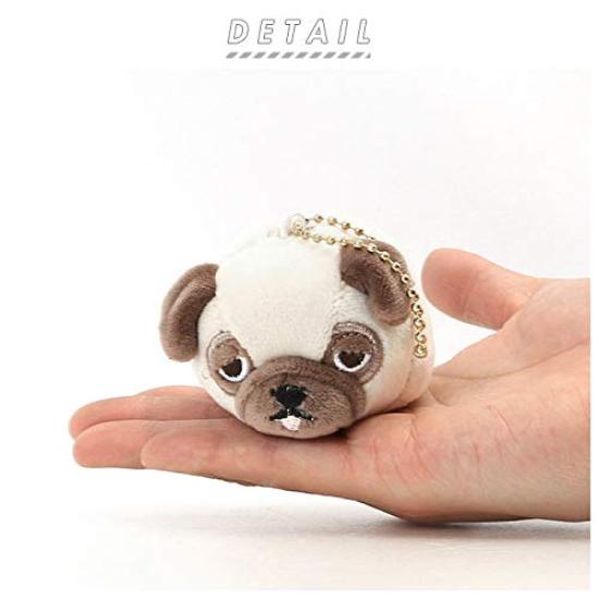 Livheart Eco Calico Cat Yuzu 7cm Palm-Sized Bag, (Pouch Approx. Long, Bag Approx. 43.5cm Long), Compact, 88413-10