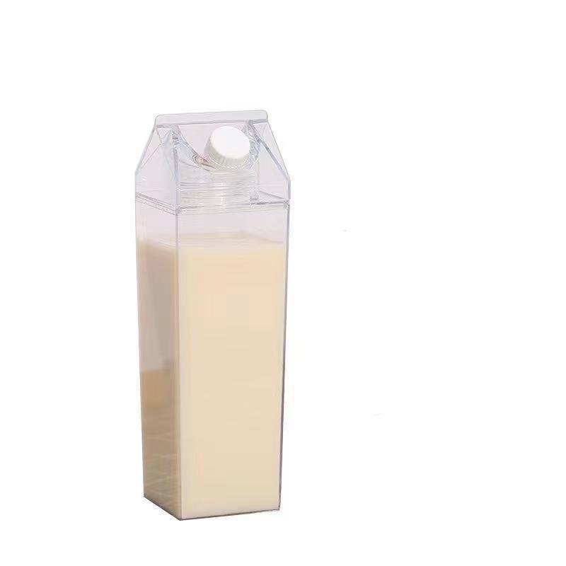 Rotating Square Milk Storage Cup - Sealed, Thickened, and Fresh-Keeping