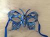 Masque de Mascarade Papillon Paillettes Dorées pour Femmes et Enfants - Idéal pour les Fêtes, les Festivals ou les Rassemblements