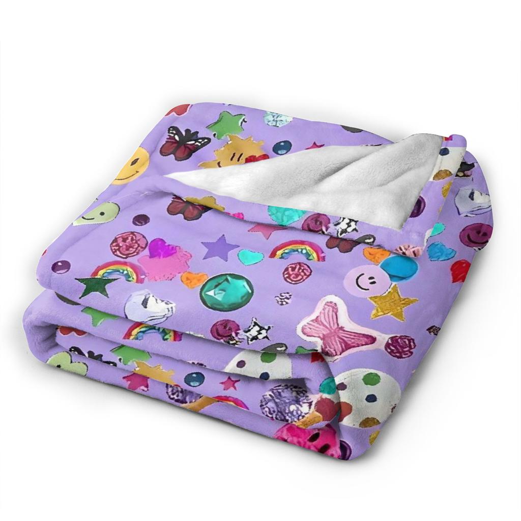 Warm Blanket Camping  Throw Blanket  Flannel Bedspread For Couch Chair Sofa Bed O-Oli-via Vampire  Funny Sofa Bed Cover
