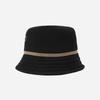 DOD Lettering Knit Bucket Hat (Black)