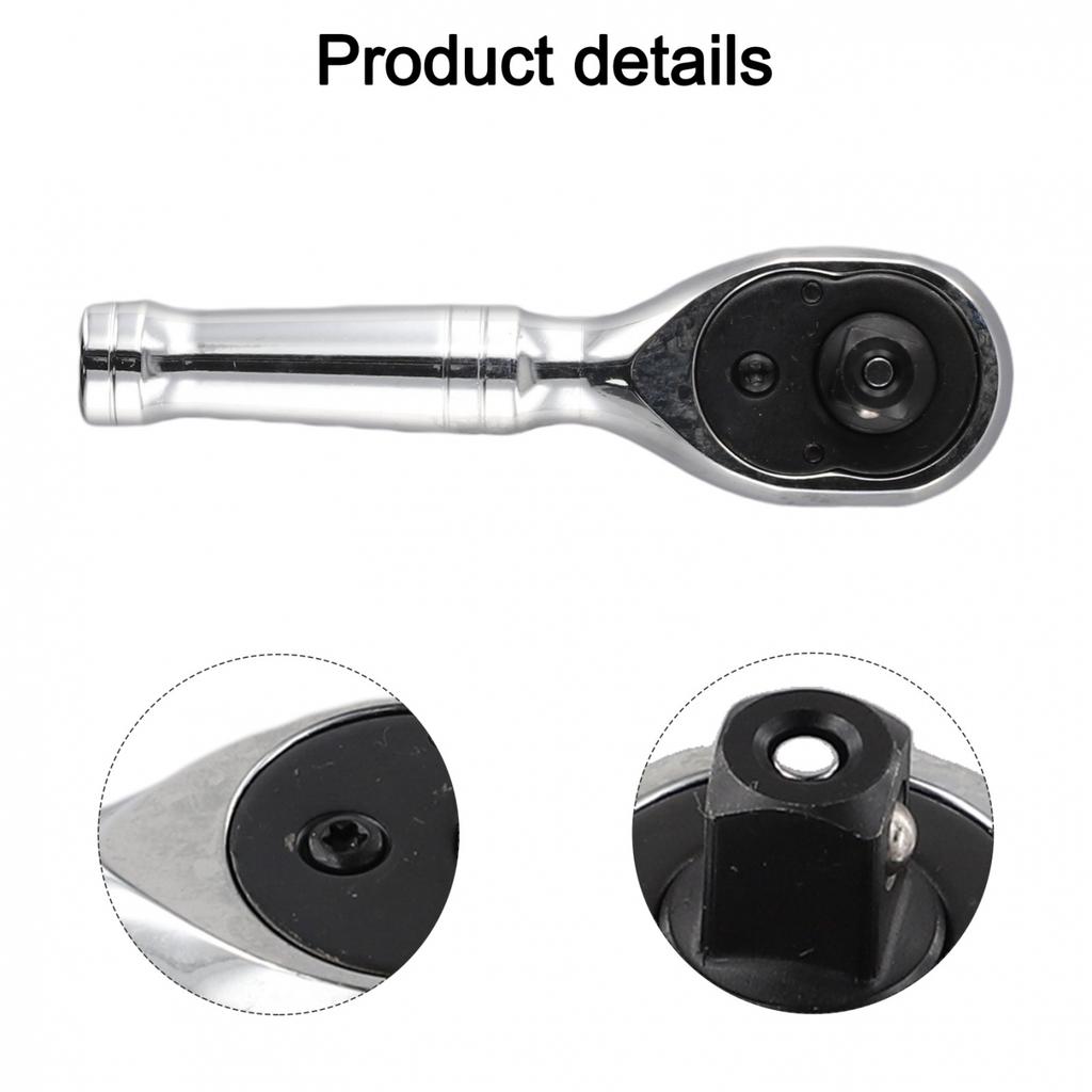 Portable Multi Purpose Mini Ratchet Wrench with Chrome Vanadium Steel Build