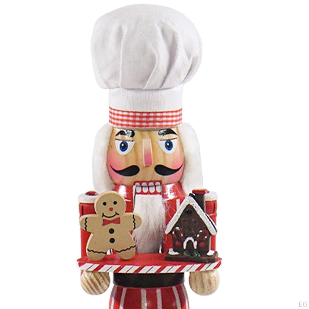 Classic Wooden Nutcracker Figurine for Festive Home Decor