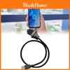Universal Handheld Phone Stand Data Cable With Flexible Metal Hose For Fast Charging And Android Devices
