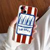 Sardines Retro Art Seafood For IPhone 17 16 15 14 13 12 Mini 11 Pro Max Transparent Case