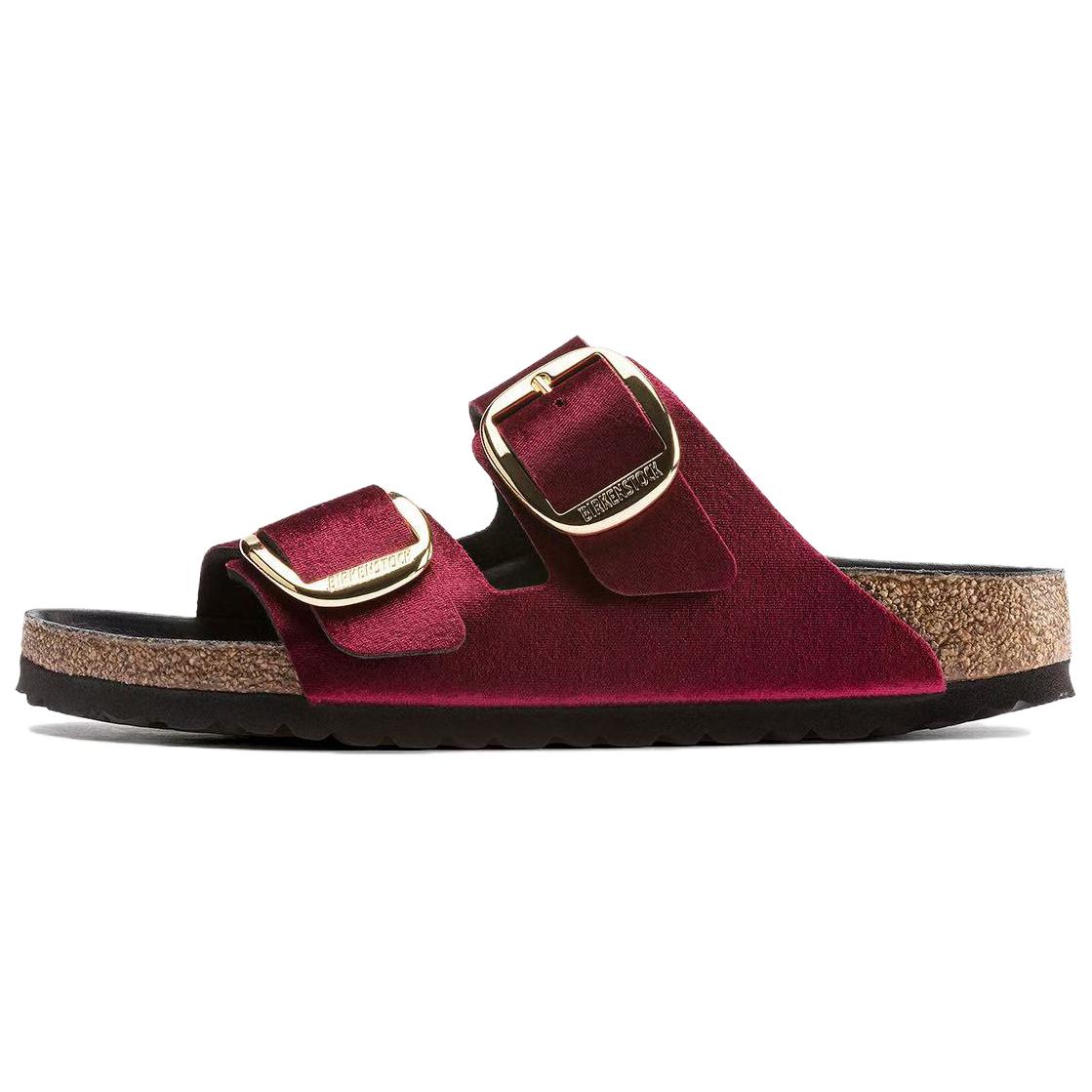 Birkenstock samta siksniņu sandales Sieviešu 1020152
