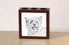 Cairn Terrier – Pen holder with a dog, desk organizer with a print | Art-Dog