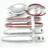 Chrome Exterior Door Handle Cover Trim and Door Bowl Cap for Mitsubishi Outlander 2007-2020 Lancer 2008-2017 RVR ASX Outlander Sport 2011-2021