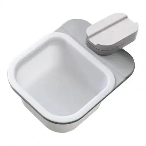 Trash Tray Rotation Desk Dustbin Small Size Widely Applied  Useful Plastic Under Table Trash Tray Desk Trash Can