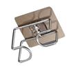 6 PCS Stainless Steel Self Adhesive Hook Hole Free Installation Basin Hanger  Home Supply